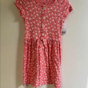 Carter's Pink Floral Kids Dress size 6/6x